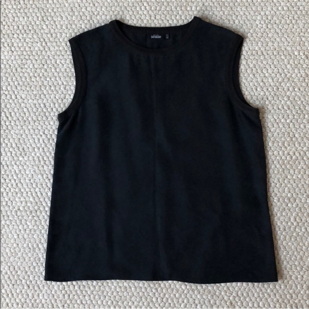 KATE SPADE pure silk top black
